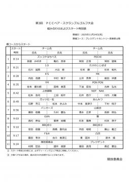 第3回PCCペアスクランブル競技